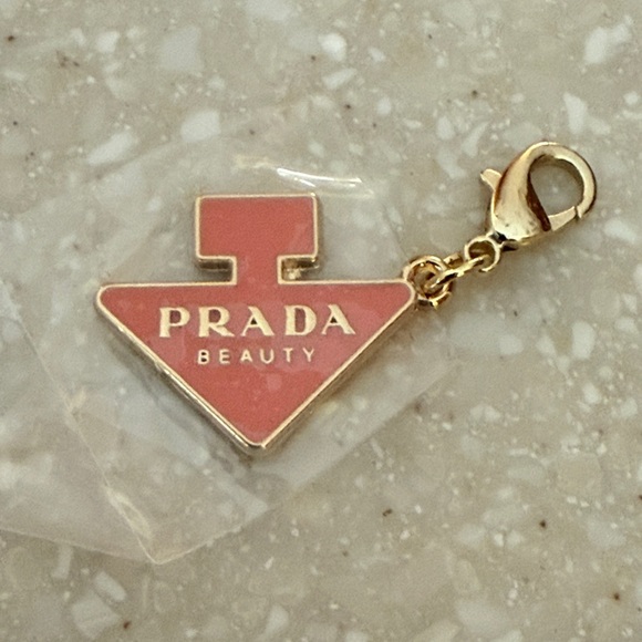 Prada Accessories - Prada Beauty GWP Pink and Gold Charm